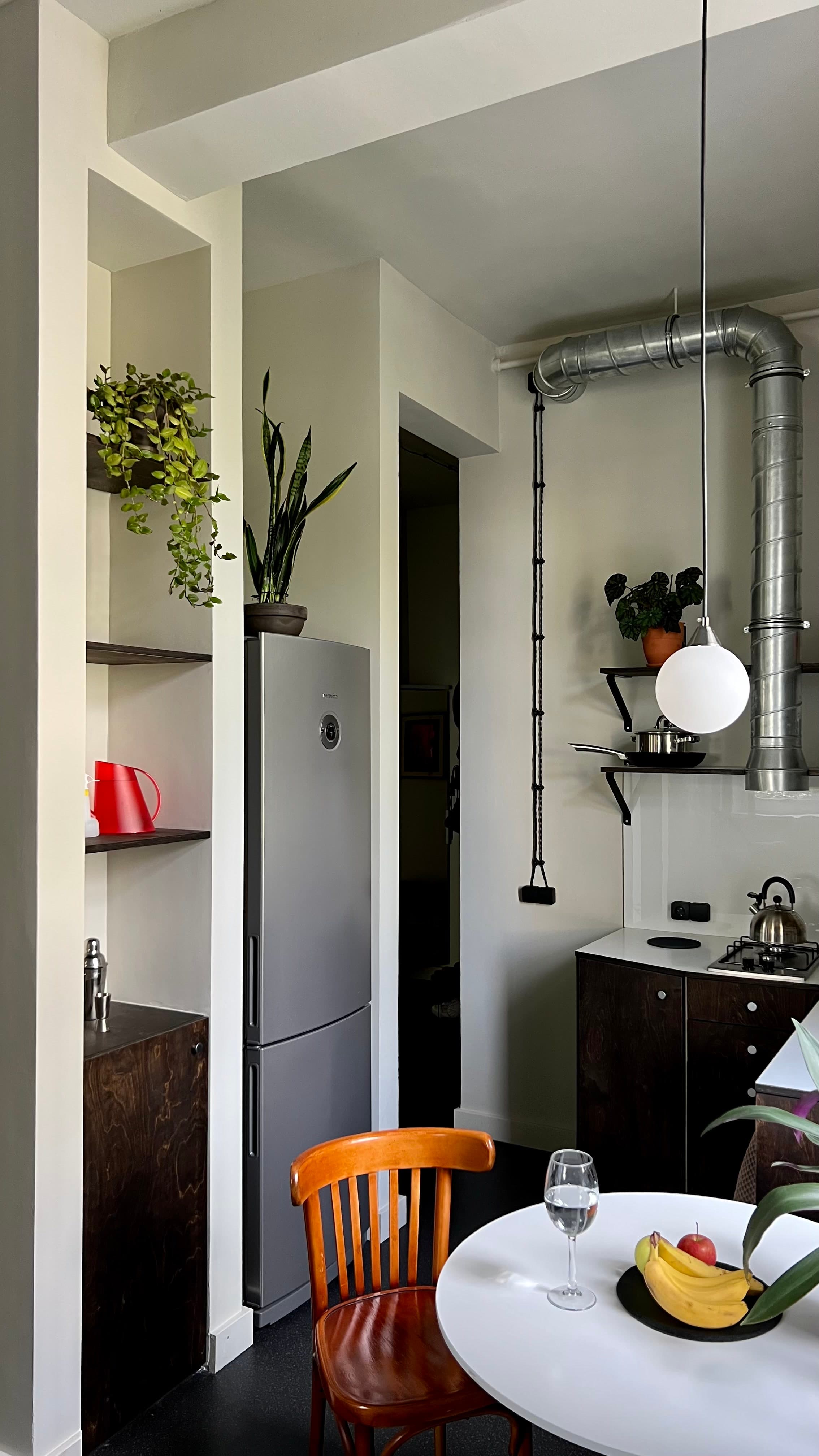 brick road with flowers on the side