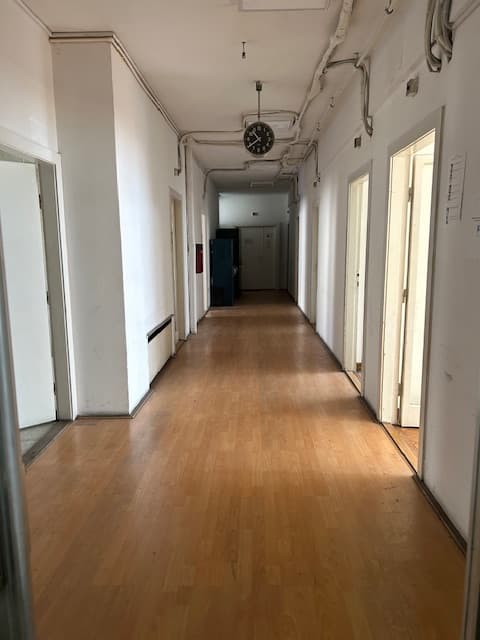 brick road with flowers on the side