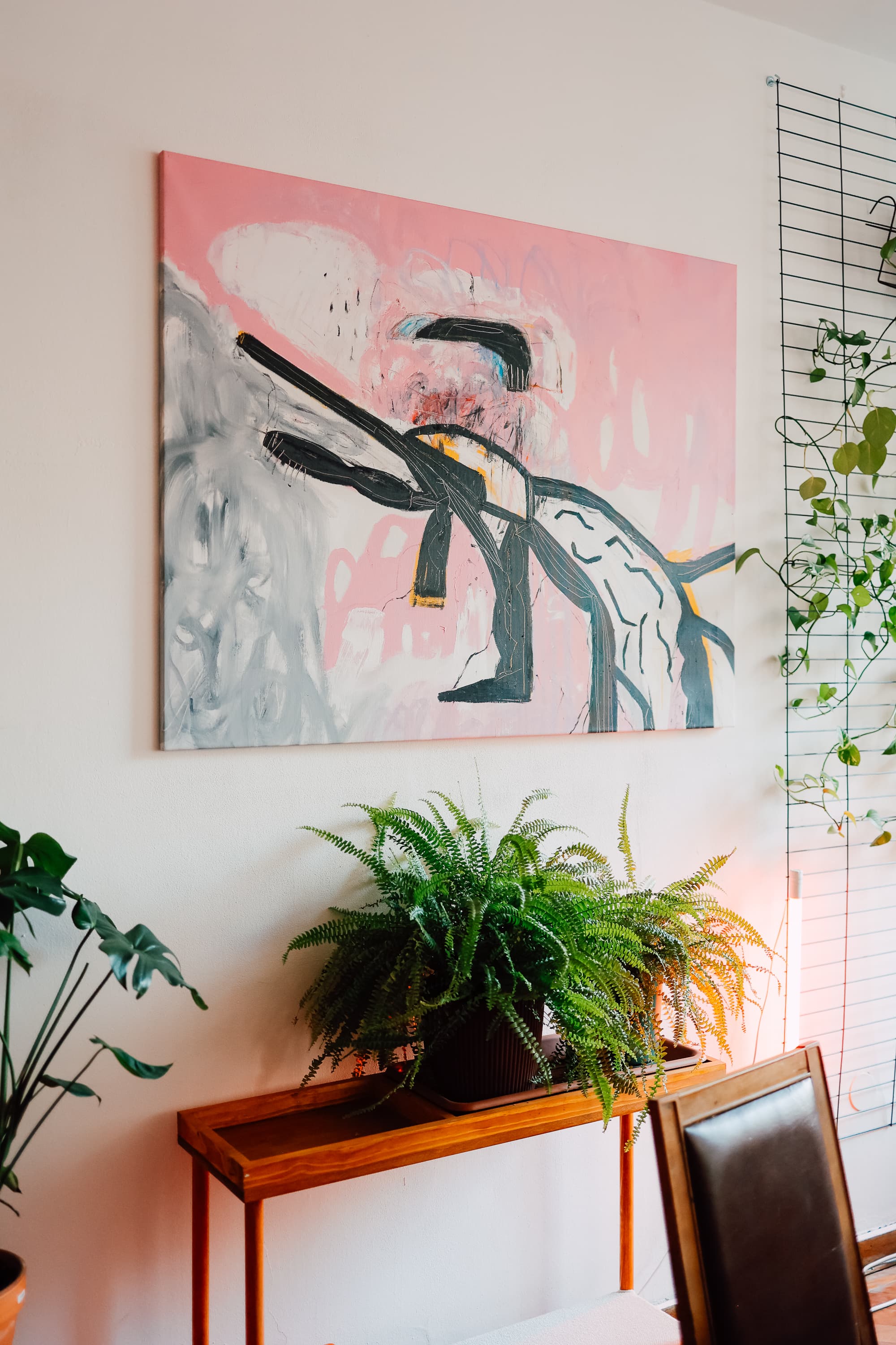 brick road with flowers on the side