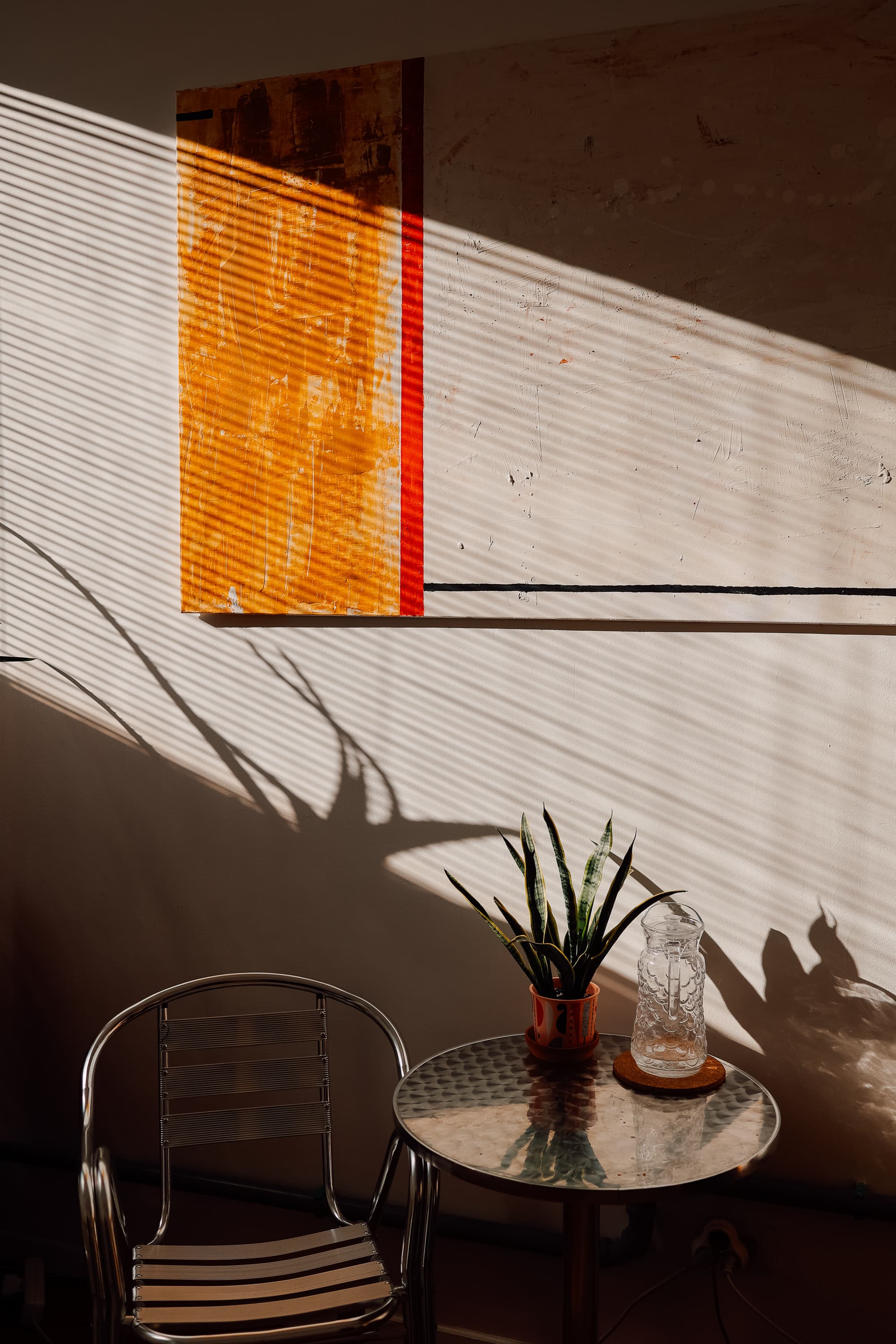 brick road with flowers on the side